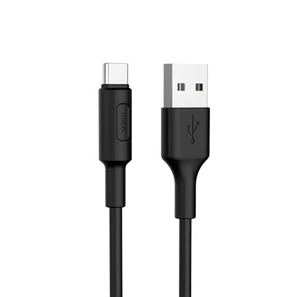 Кабель HOCO X25 USB Type-C cable, 1м, черный